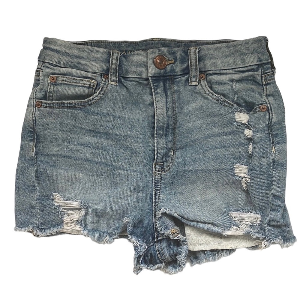 American eagle super stretch curvy high-rise Shorty shorts size 4